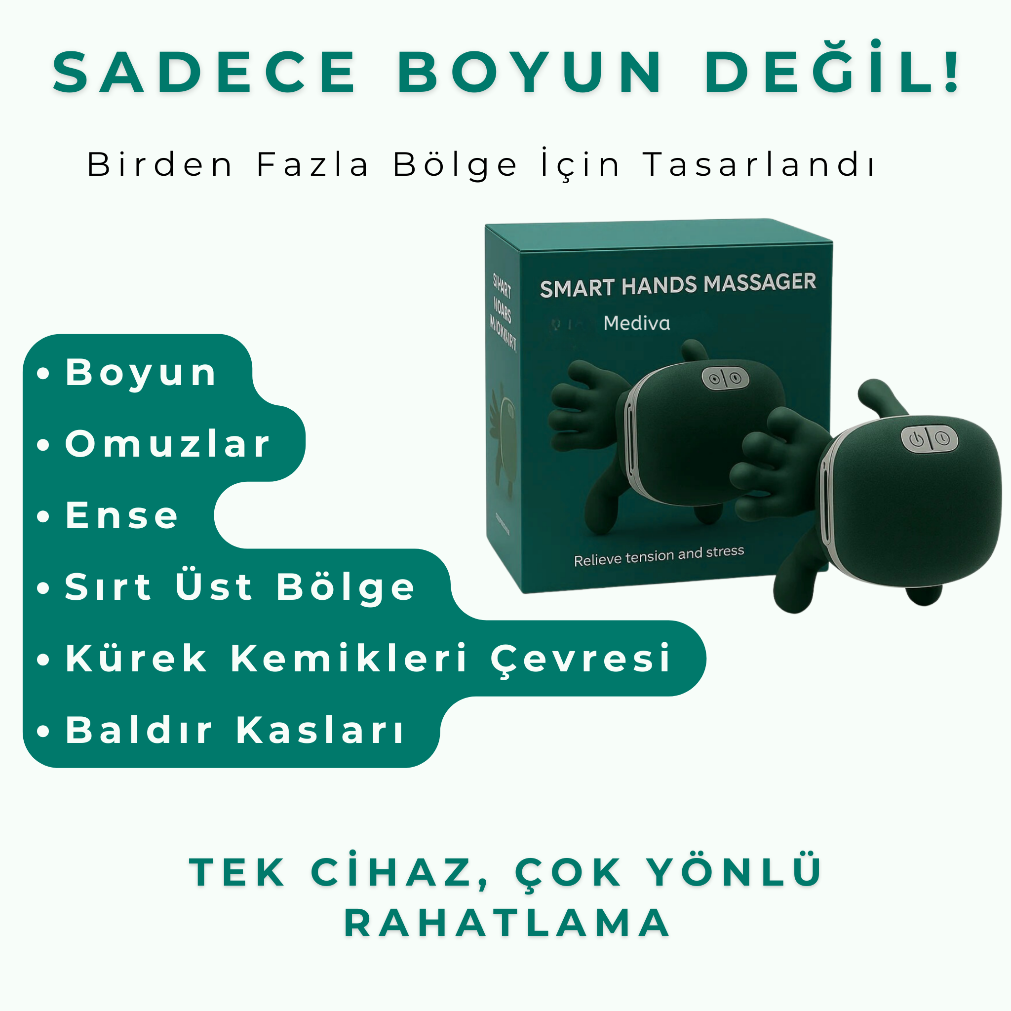 Mediva Çok Bölgeli Profesyonel Masaj Aleti