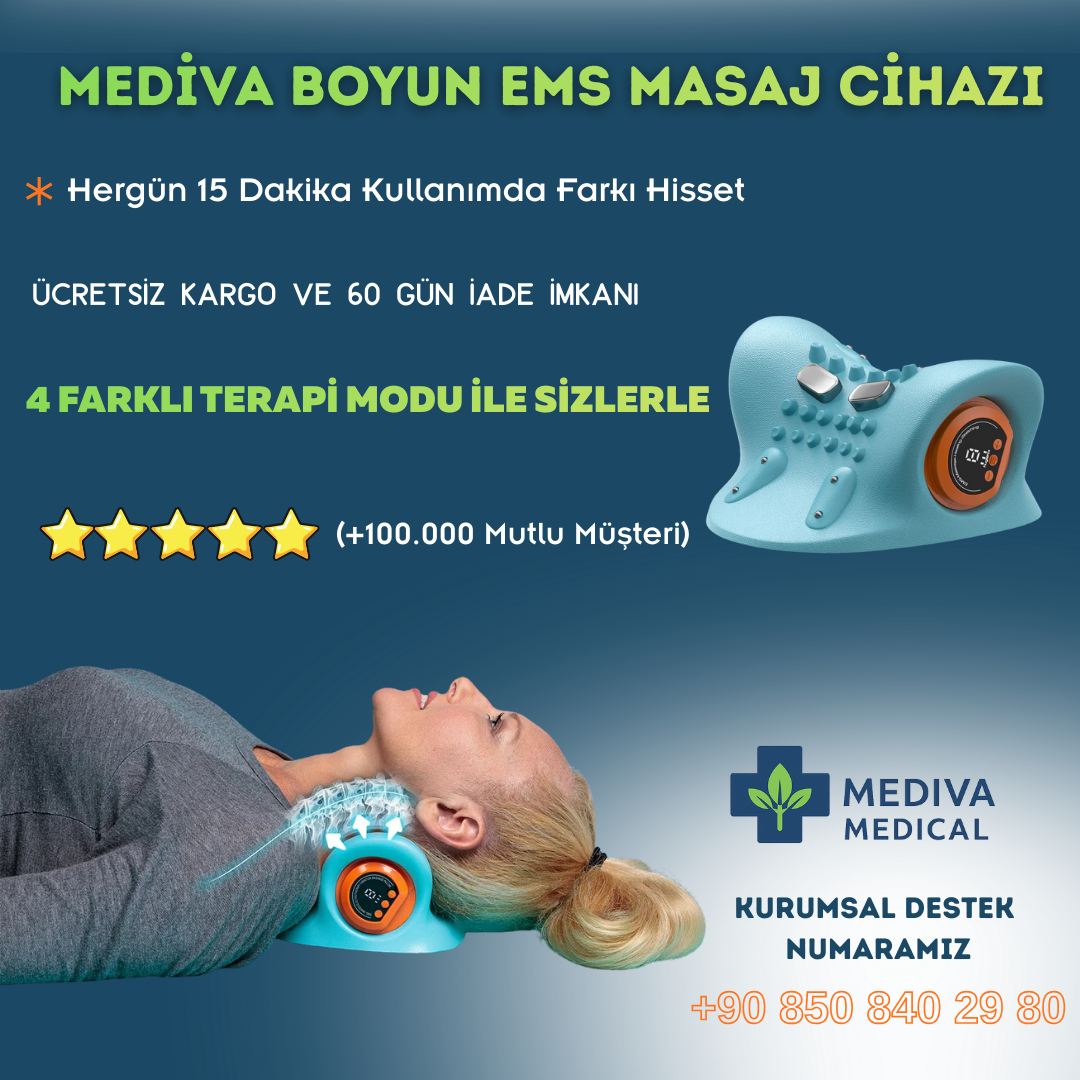Mediva 4 Modlu  EMS Boyun Masaj Aleti