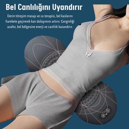 Medivaya Isıtmalı ve Titreşimli Sırt Bel Masaj Cihazı